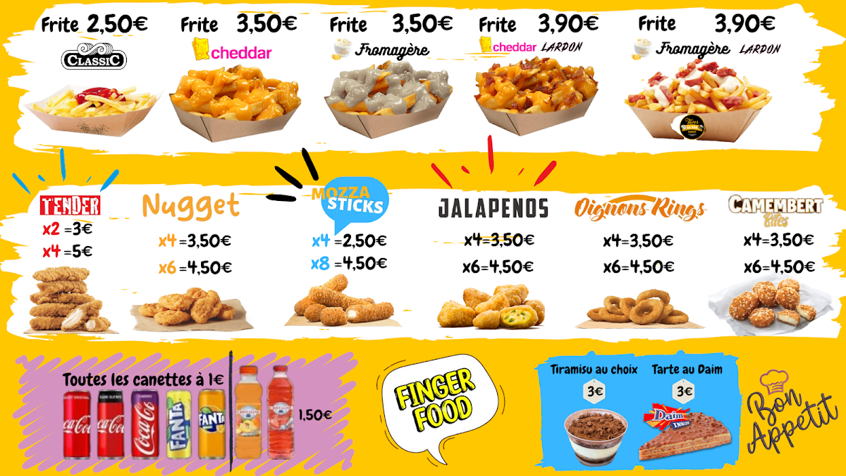 Menu Le 954, Tacos & Burgers-5