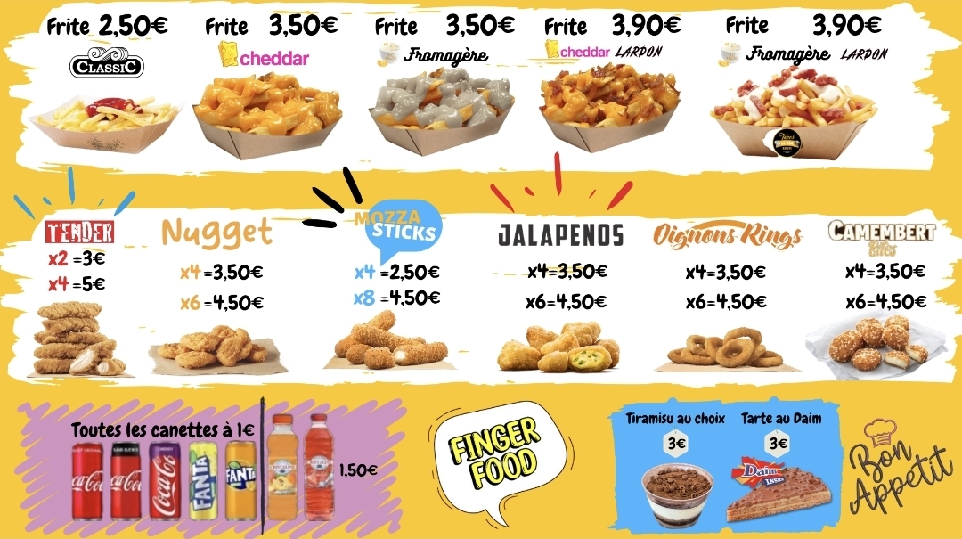 Menu Le 954, Tacos & Burgers-6
