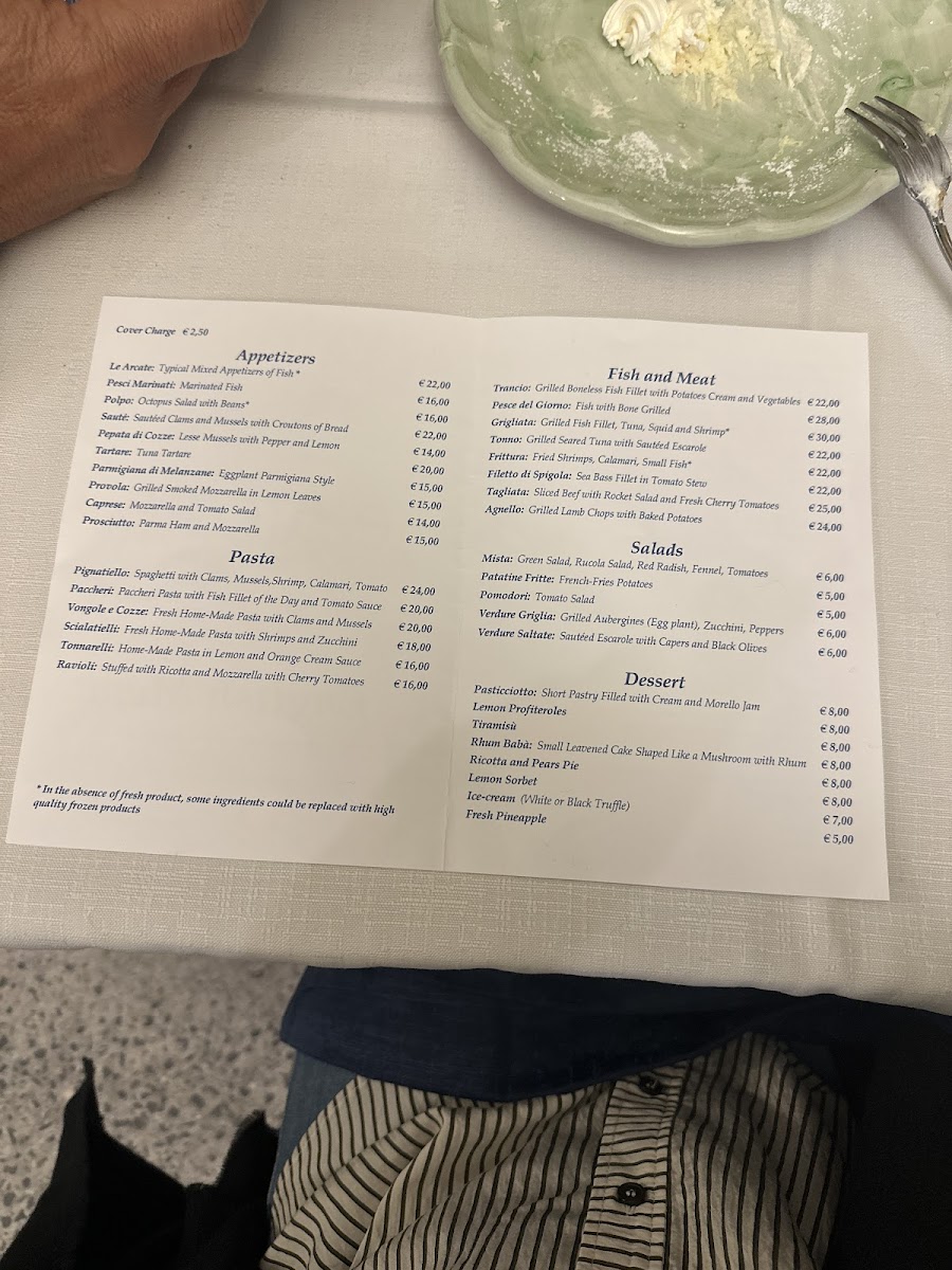 Menu Le Arcate-2