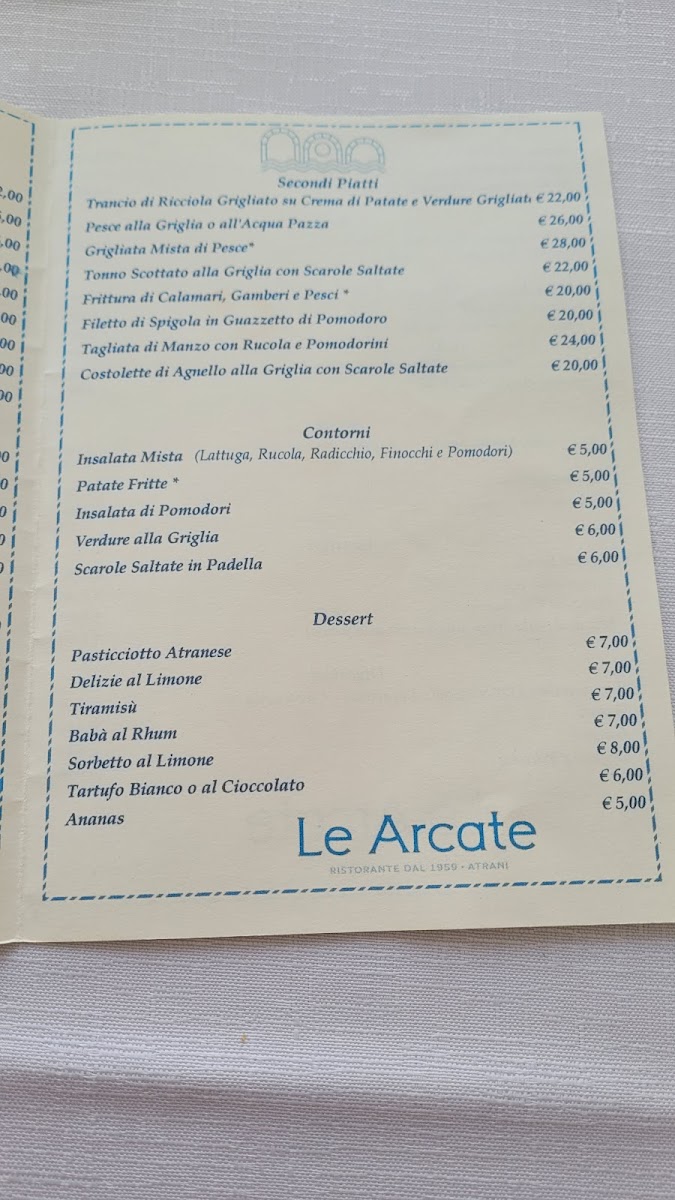 Menu Le Arcate-4