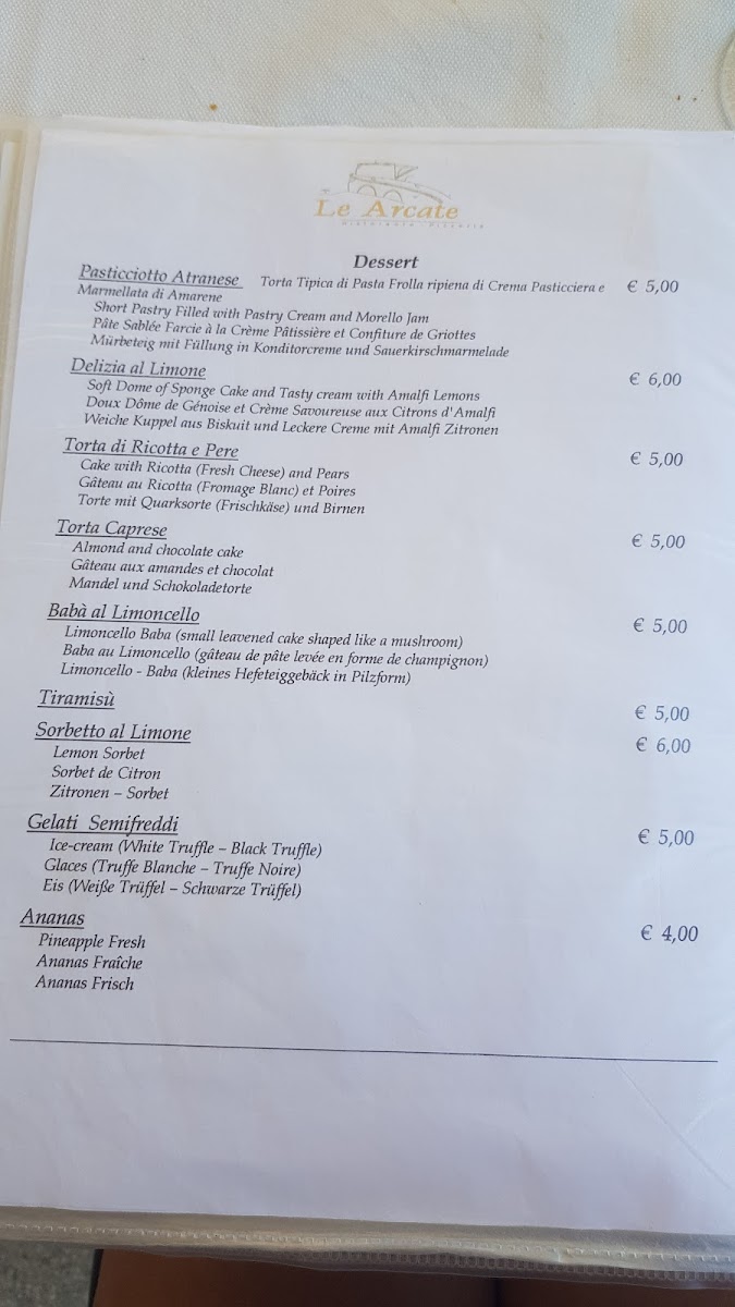 Menu Le Arcate-8