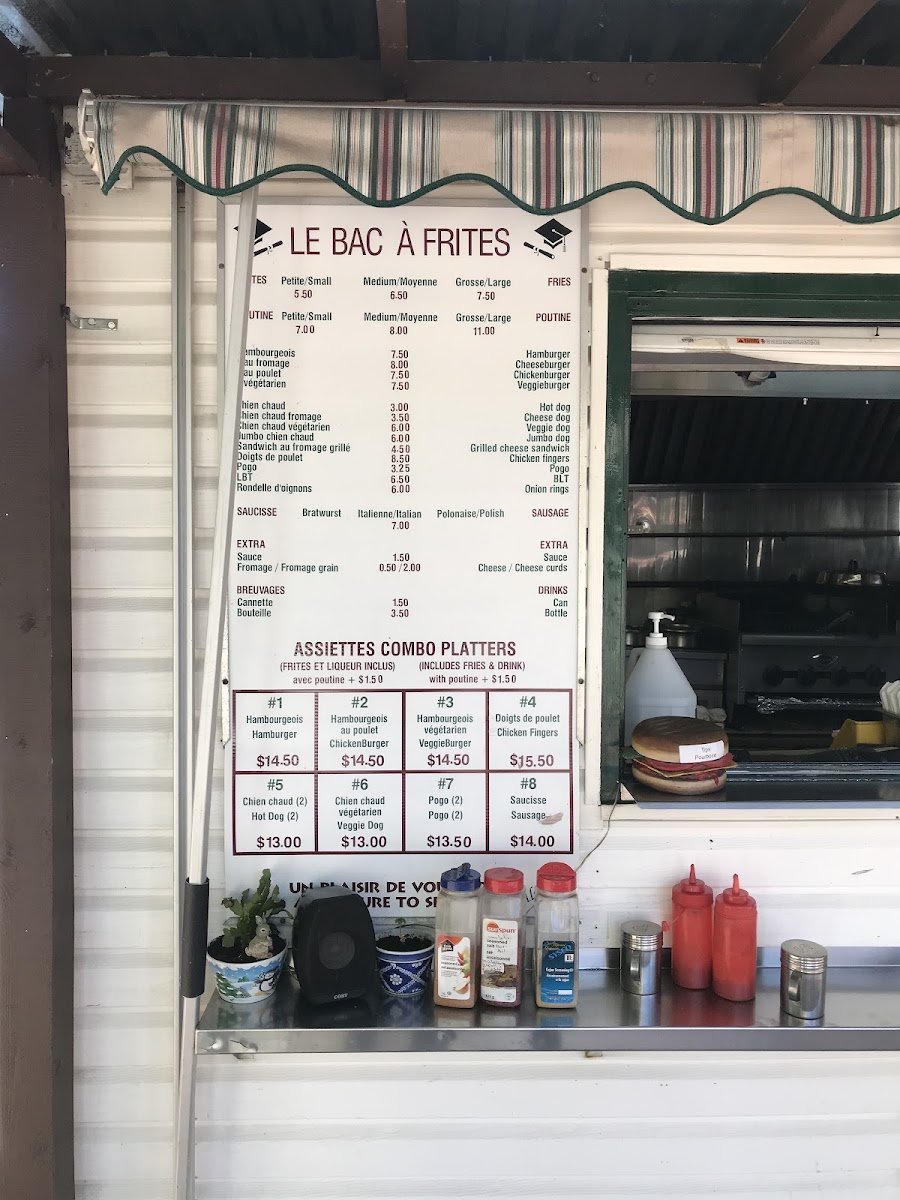 Menu Le Bac À Frites-1