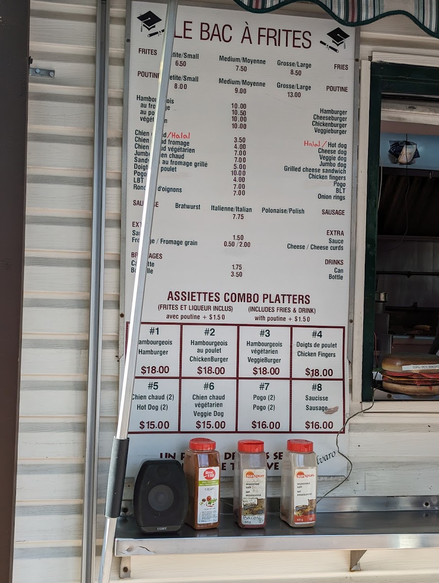 Menu Le Bac À Frites-2