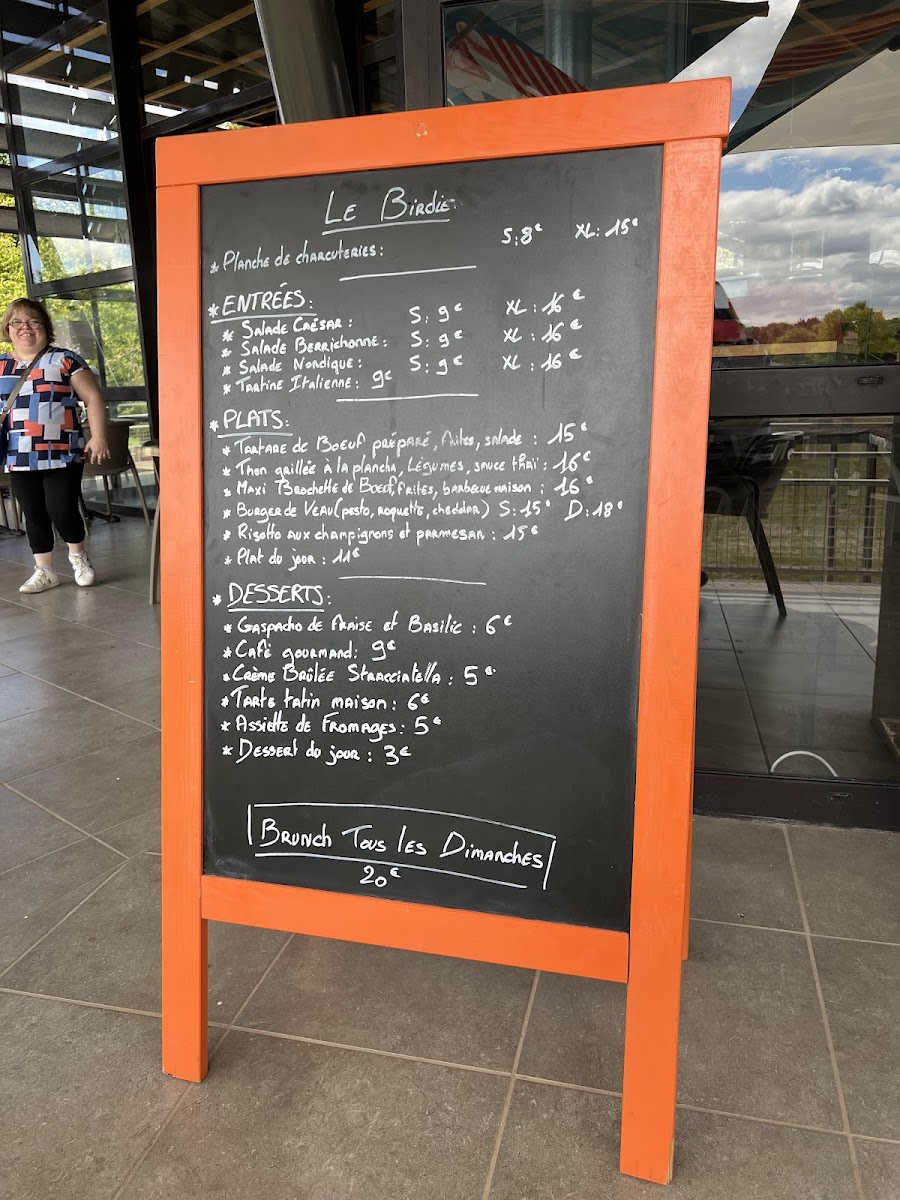 Menu Le Birdie-1