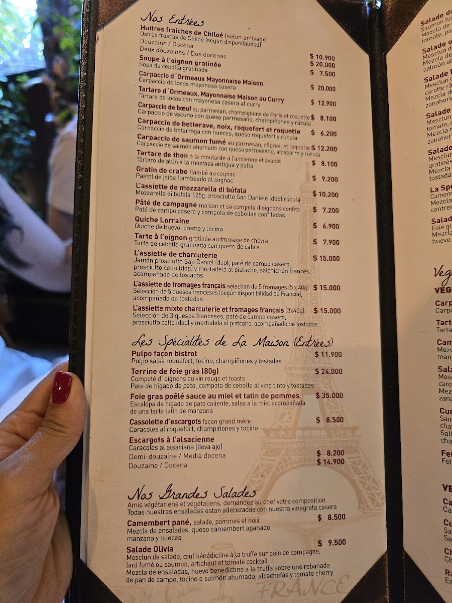 Menu Le Bistrot De Gaetan-3