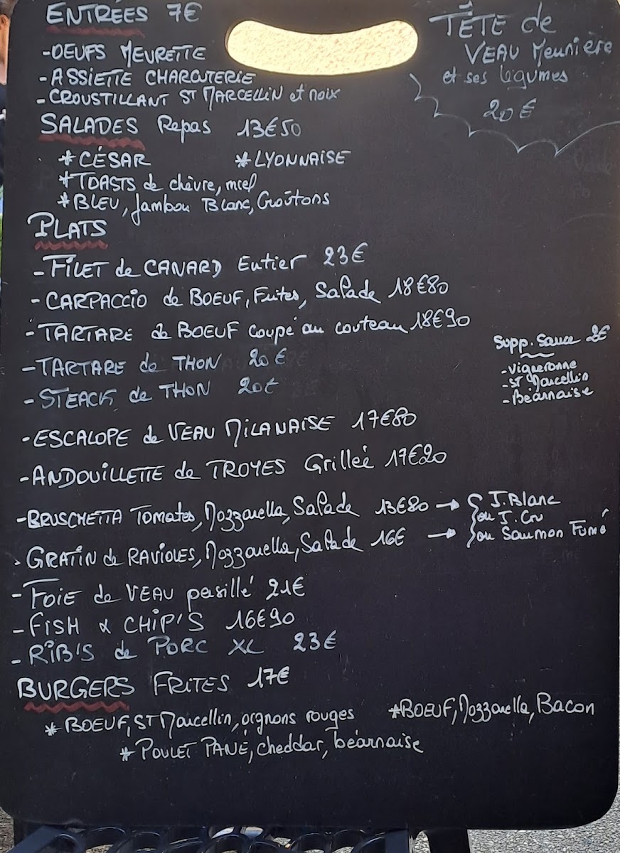 Menu Le Bistrot De Genas-3