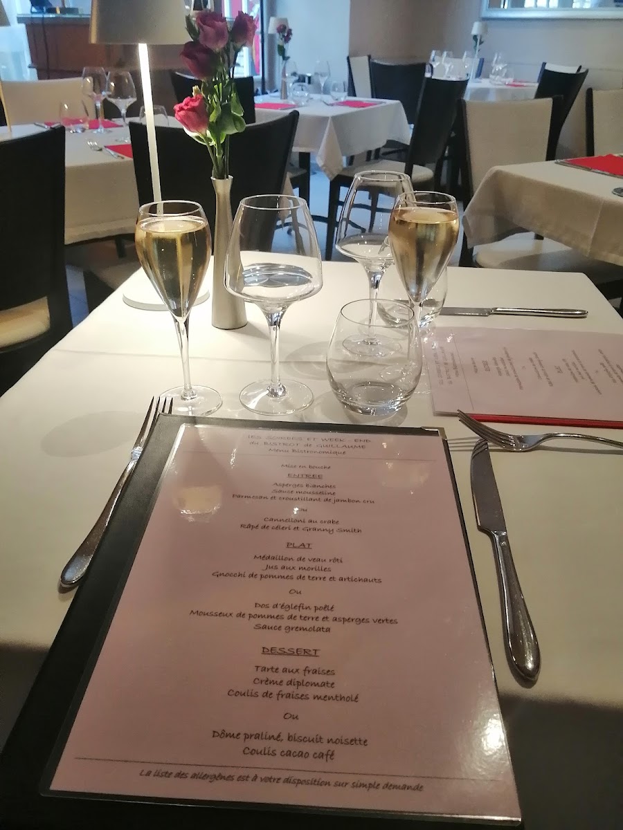 Menu Le Bistrot De Guillaume-8