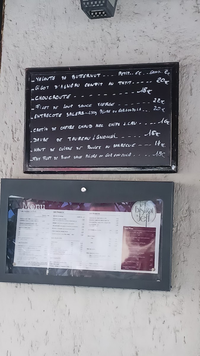 Menu Le Bistrot De Jeff-1