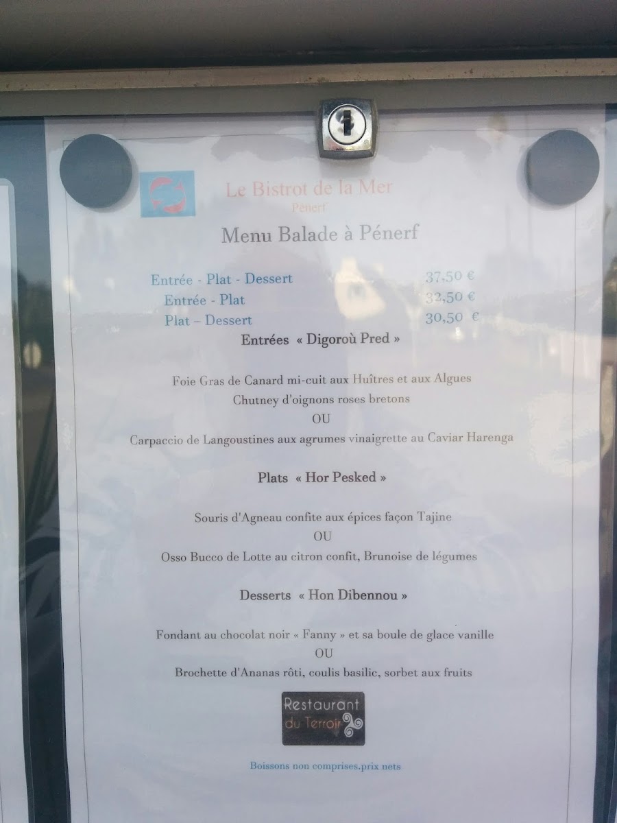 Menu Le Bistrot De La Mer Chez Aurélie-10