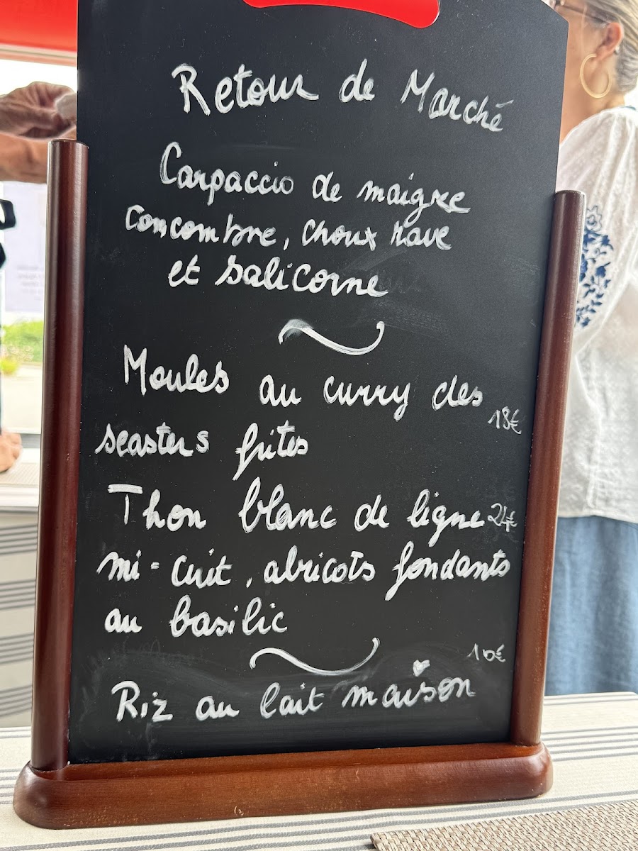 Menu Le Bistrot De La Mer Chez Aurélie-2