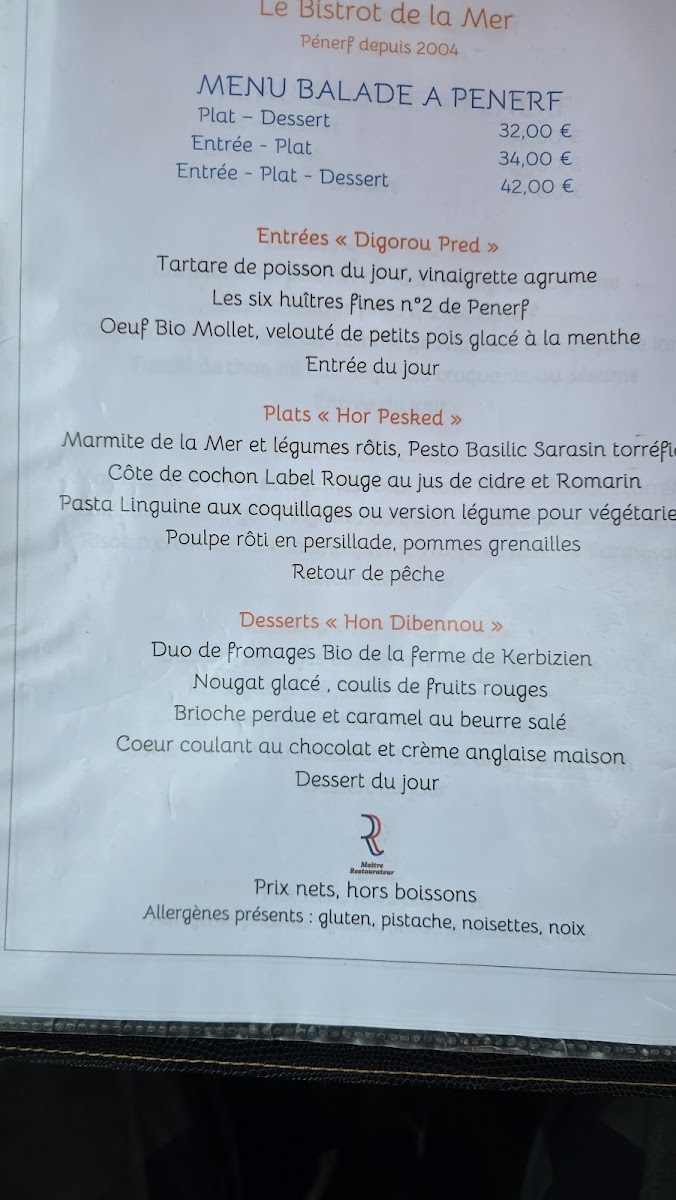 Menu Le Bistrot De La Mer Chez Aurélie-4