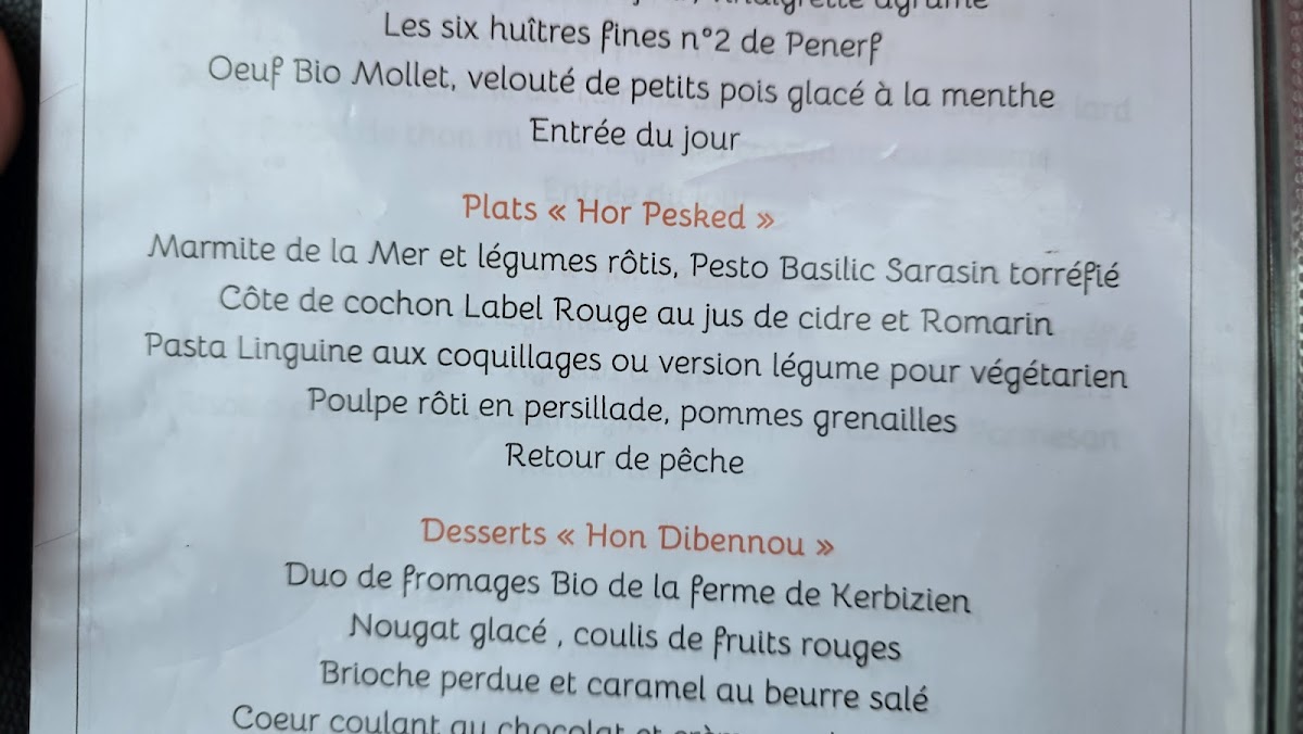 Menu Le Bistrot De La Mer Chez Aurélie-5