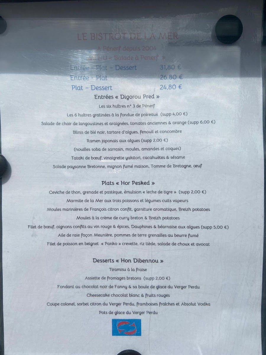 Menu Le Bistrot De La Mer Chez Aurélie-6