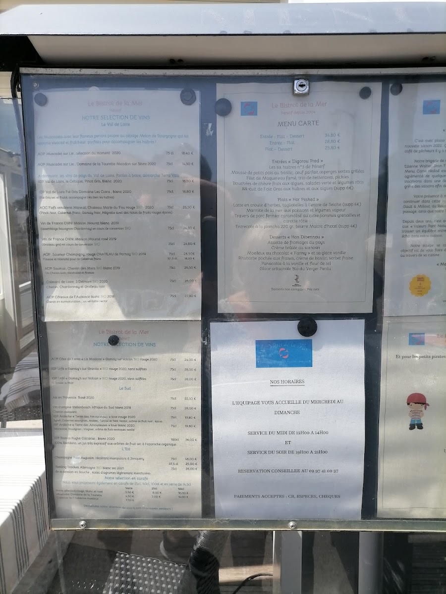 Menu Le Bistrot De La Mer Chez Aurélie-7