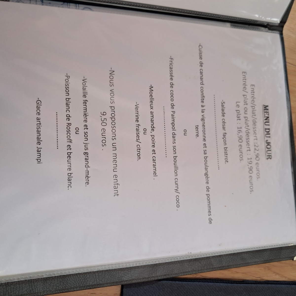 Menu Le Bistrot De P'tit Louis-10