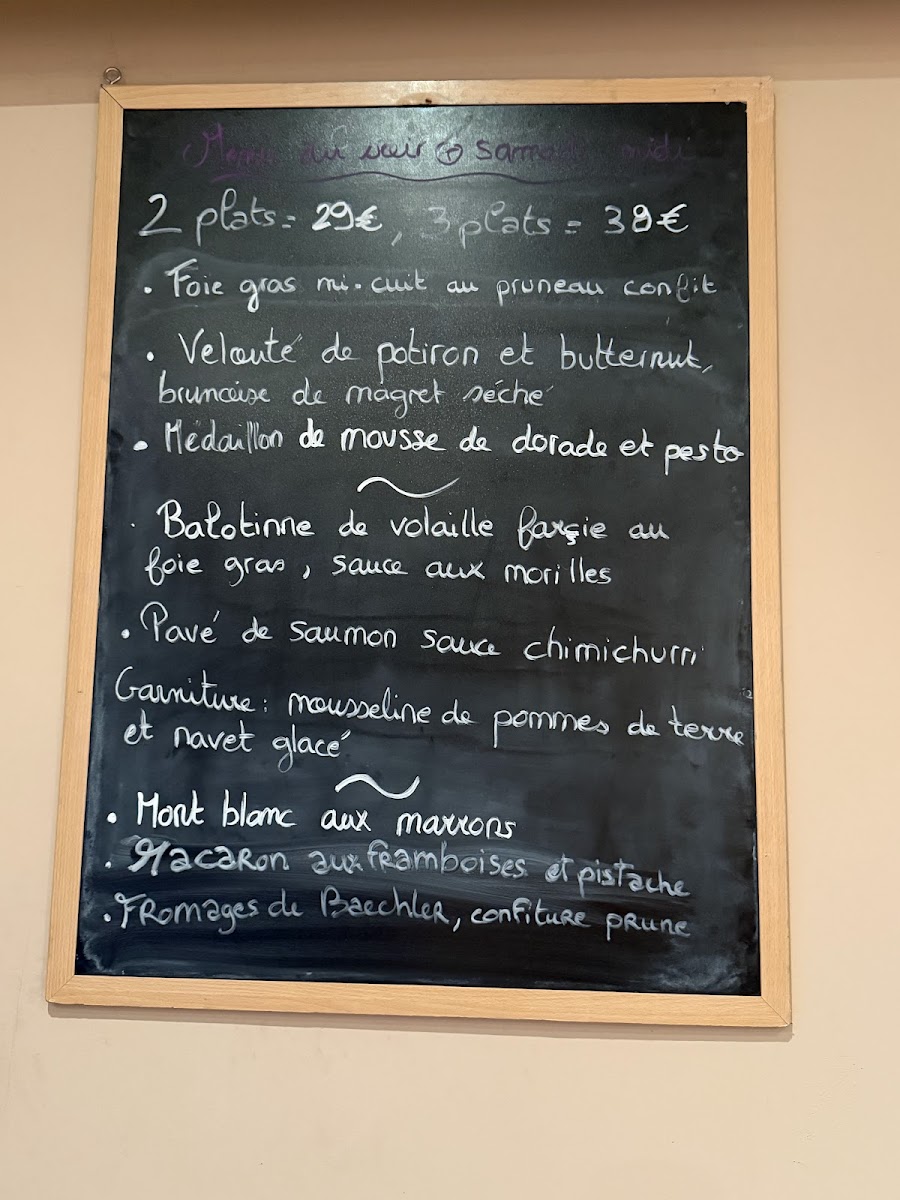 Menu Le Bistrot De Stéphanie, Disciple D'escoffier Agenais-1