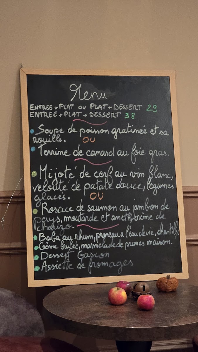 Menu Le Bistrot De Stéphanie, Disciple D'escoffier Agenais-10