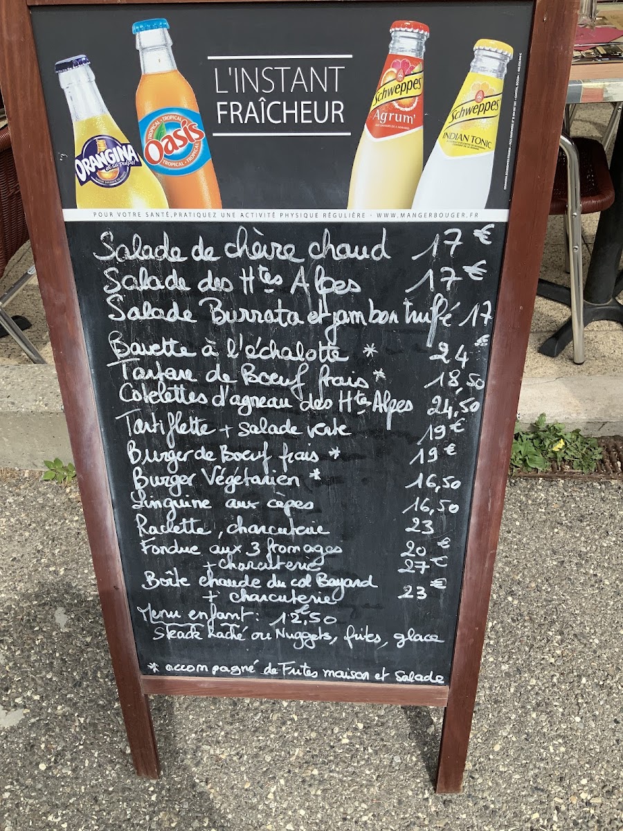 Menu Le Bistrot De Vars-2