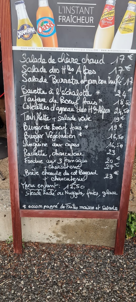 Menu Le Bistrot De Vars-3