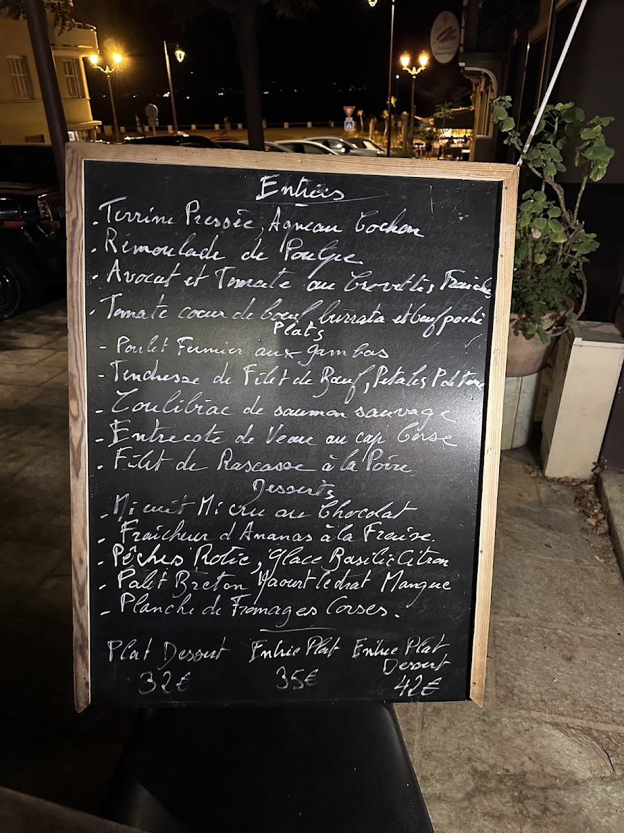 Menu Le Bistrot Gourmand-1