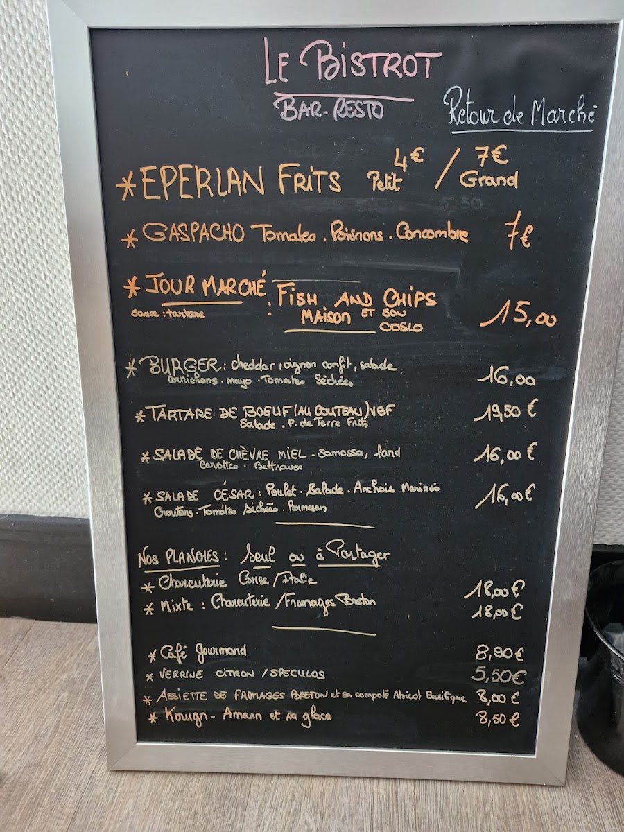 Menu Le Bistrot-1