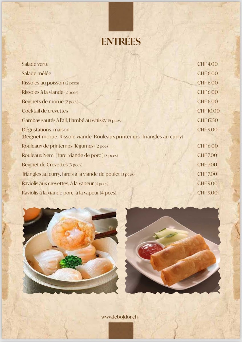 Menu Le Bol D'or-1