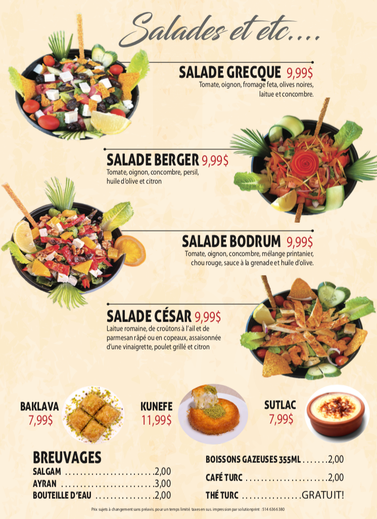 Menu Le Bosphore-1