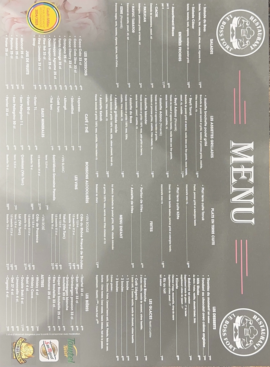Menu Le Boss Fort-1