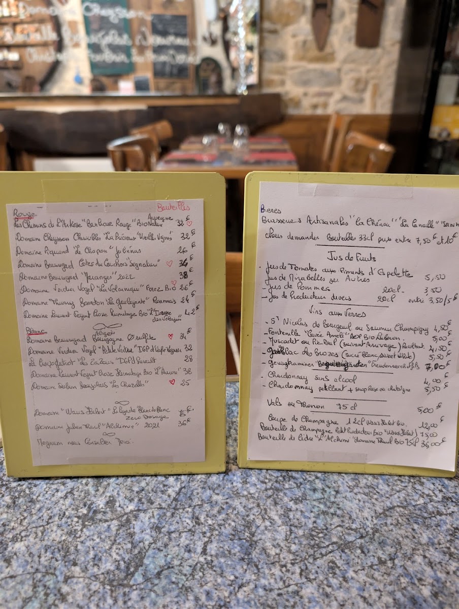 Menu Le Bouchon De L'opéra-4