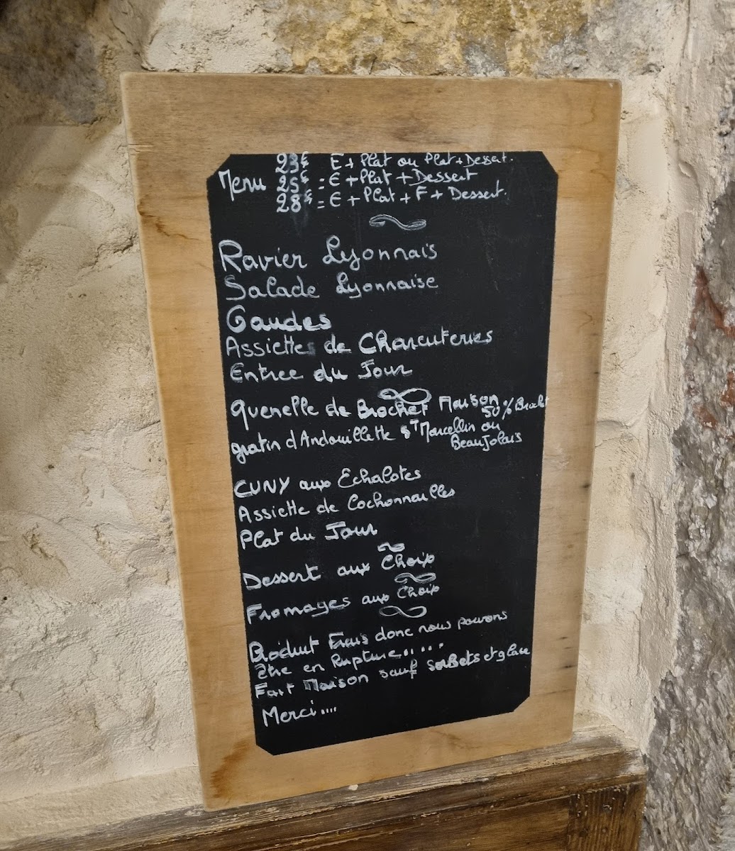 Menu Le Bouchon De L'opéra-9
