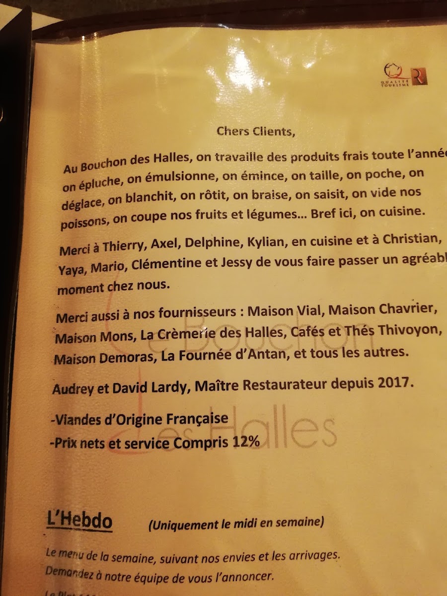 Menu Le Bouchon Des Halles-4