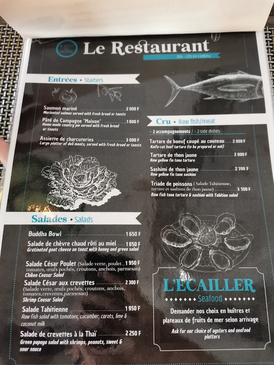 Menu Le Bout Du Monde-8