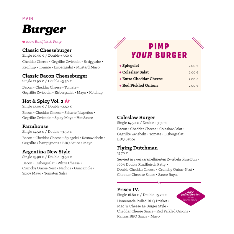 Menu Le Burger Klagenfurt-5
