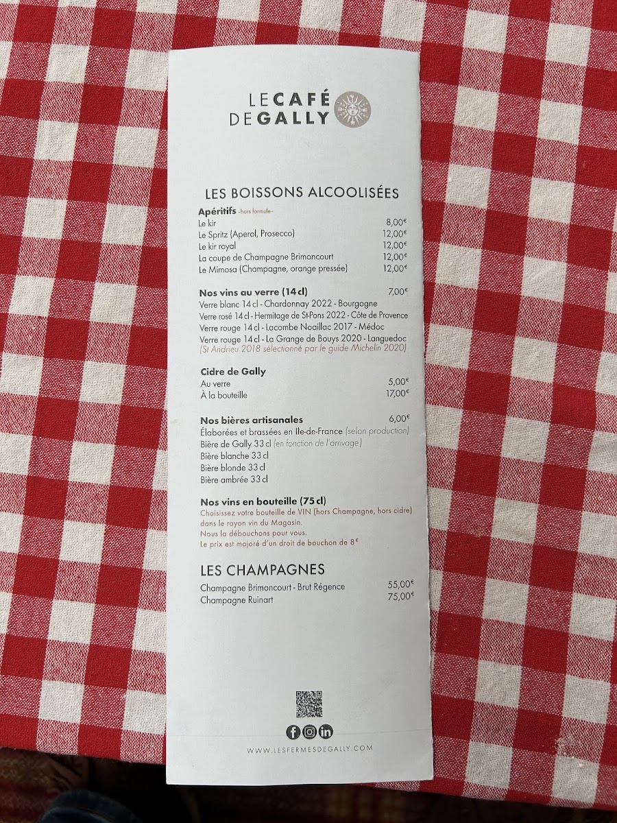Menu Le Cafe De Gally Saint-Cyr-L'ecole-4