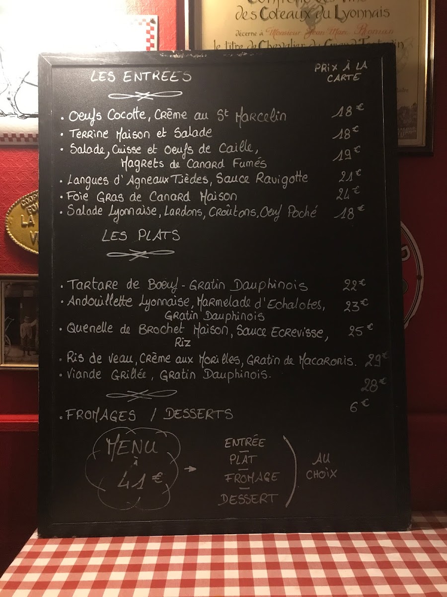 Menu Le Café Du Rhône-1