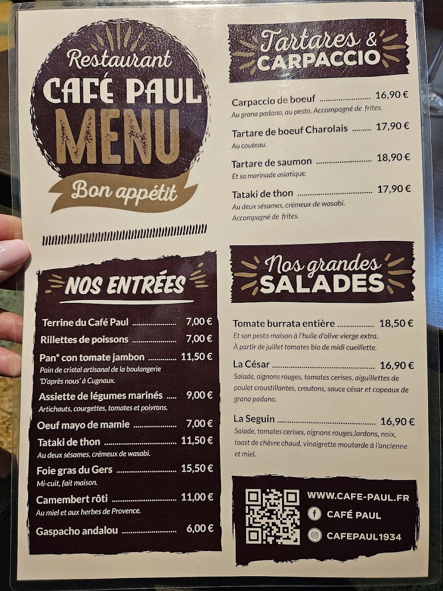 Menu Le Café Paul-3