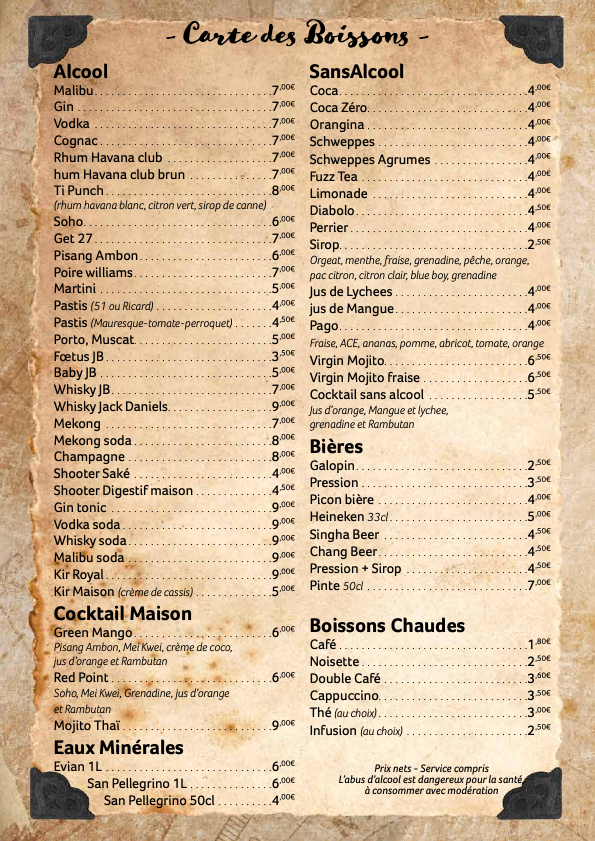 Menu Le Café Thaï-3