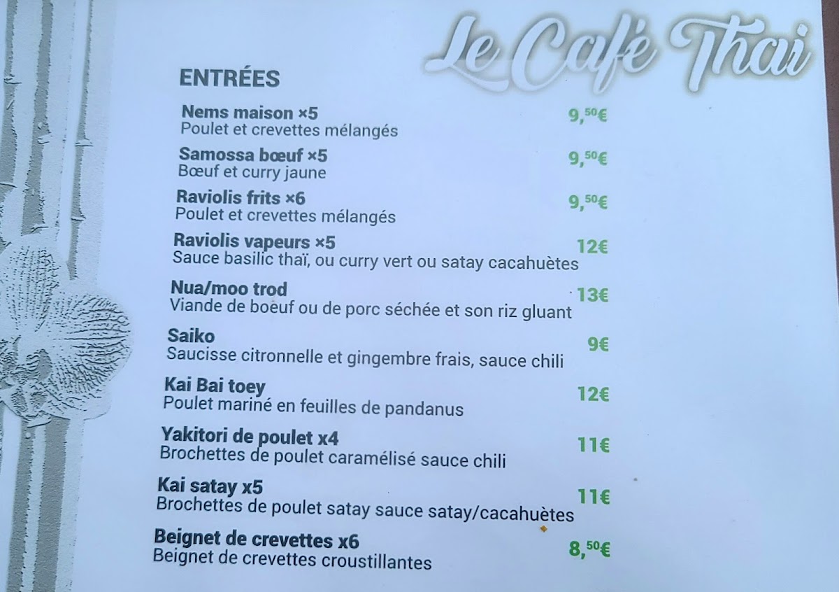 Menu Le Café Thaï-5