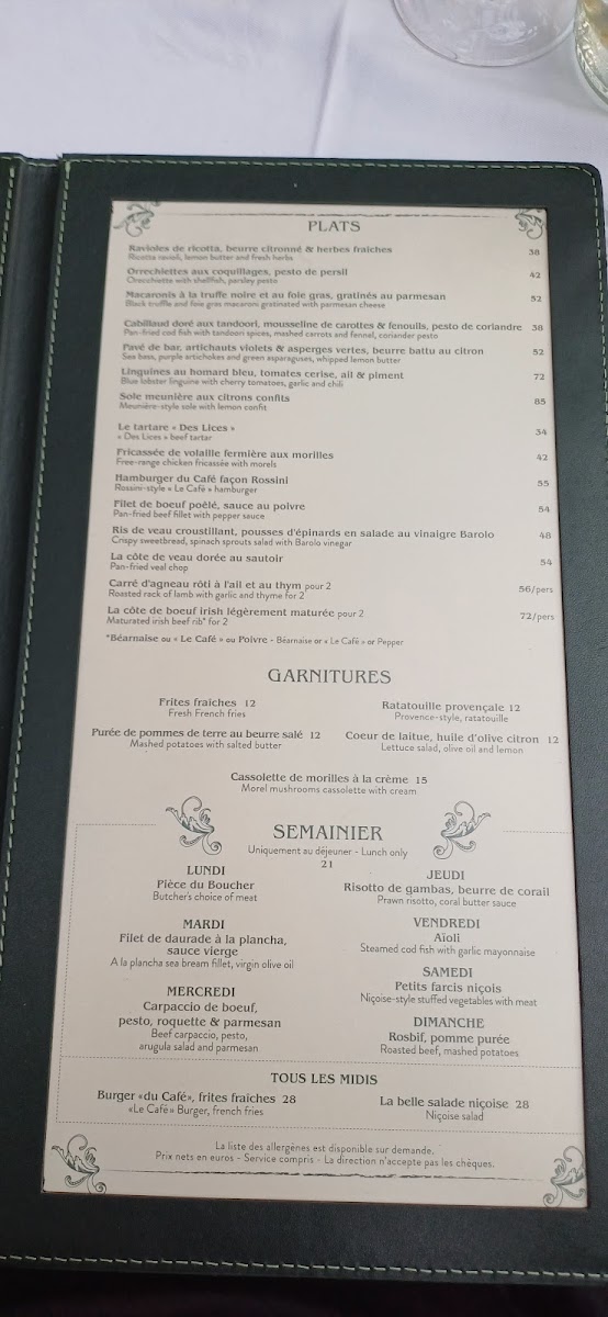 Menu Le Café-2