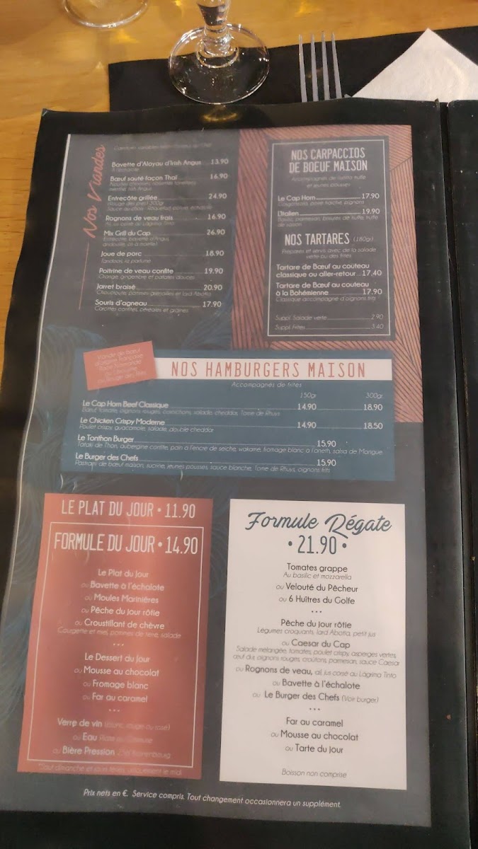 Menu Le Cap Horn-10