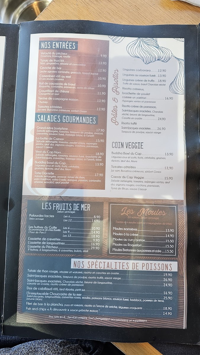 Menu Le Cap Horn-3