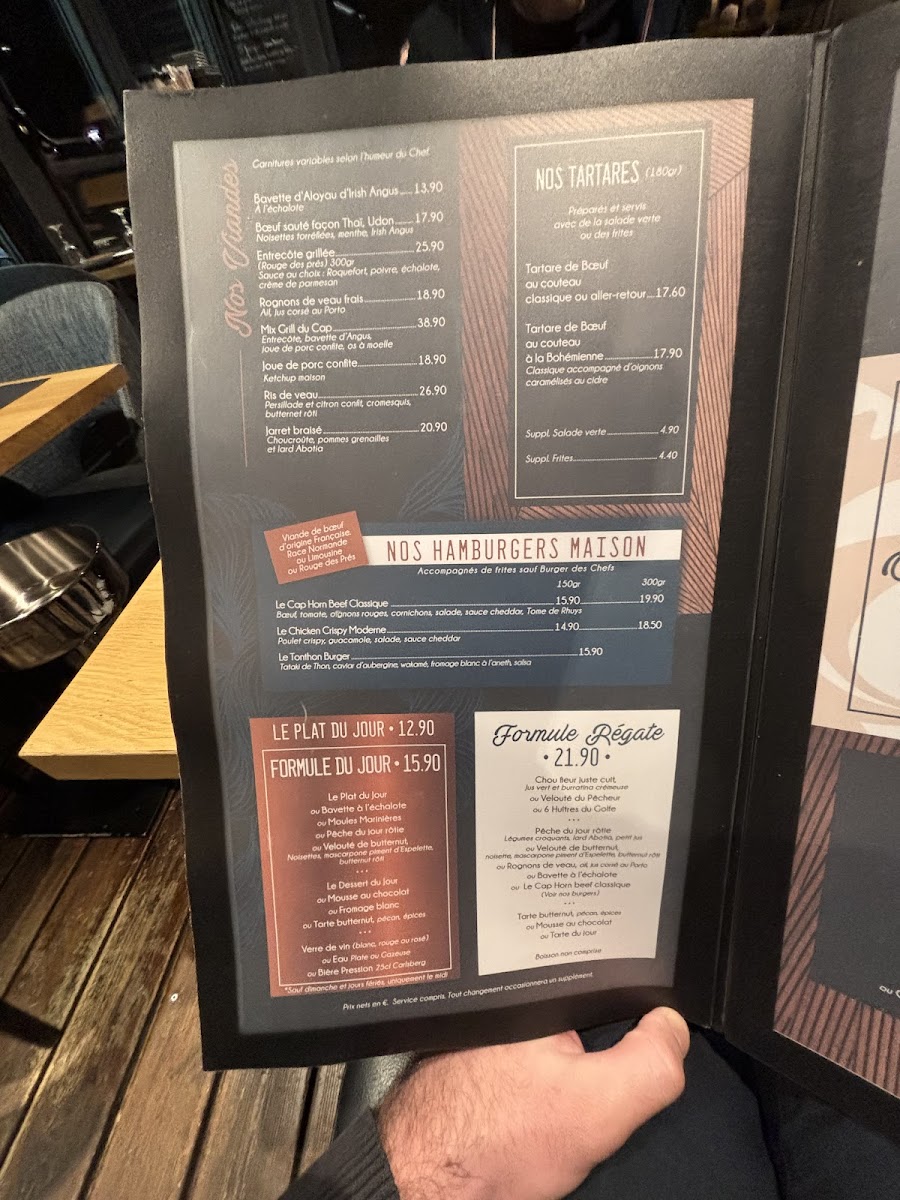 Menu Le Cap Horn-4
