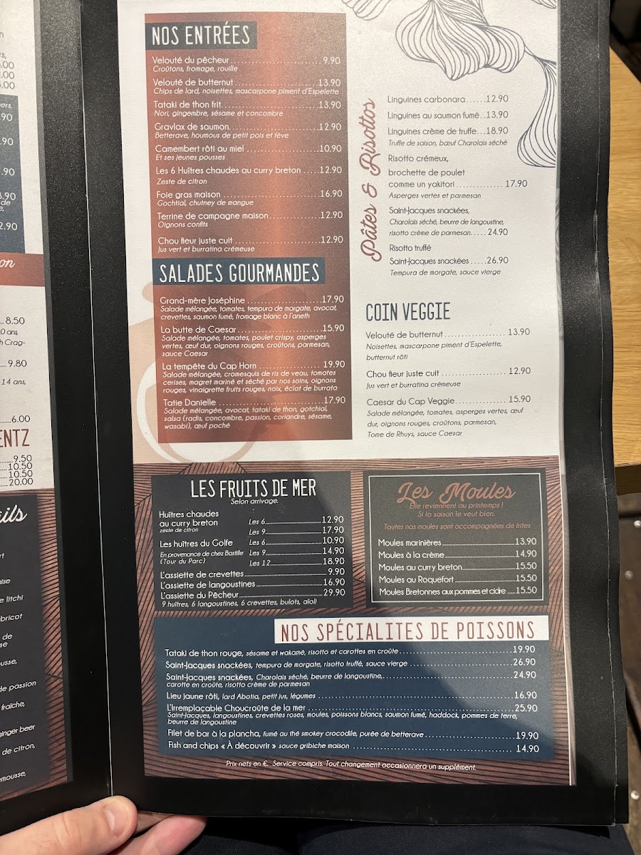 Menu Le Cap Horn-6