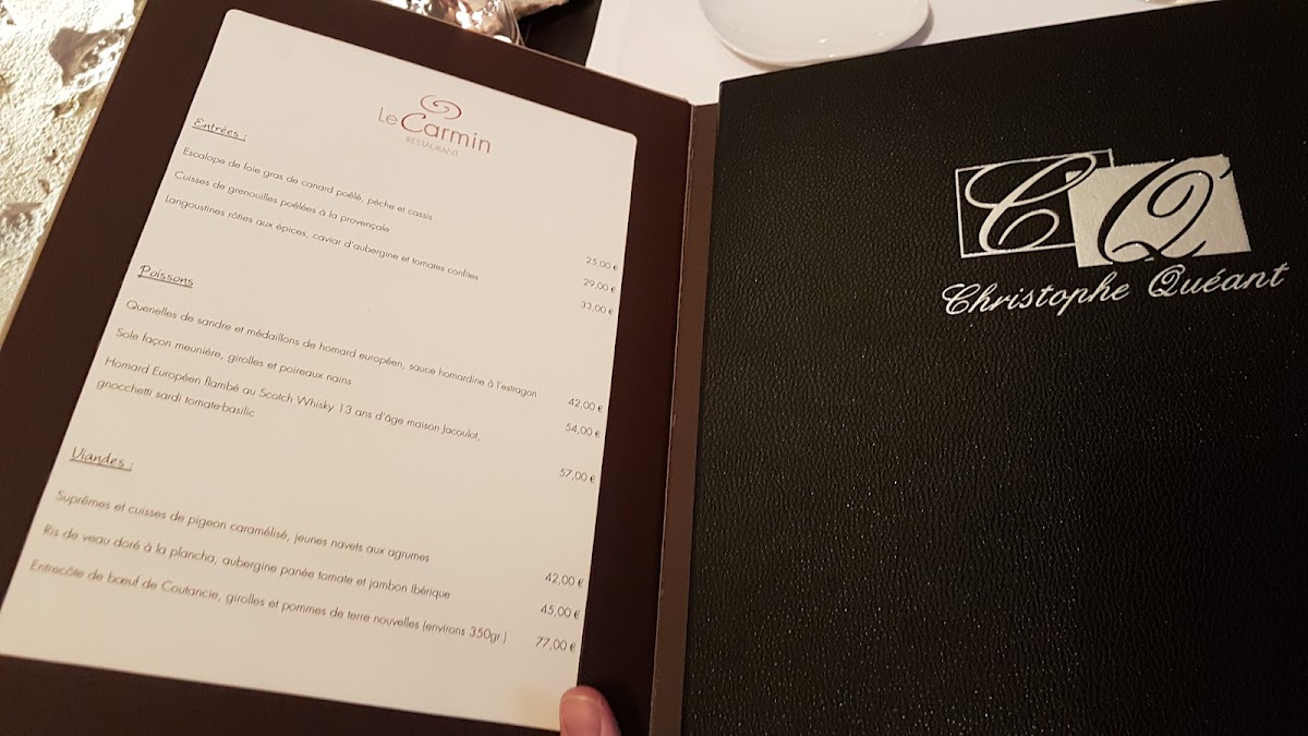 Menu Le Carmin-10