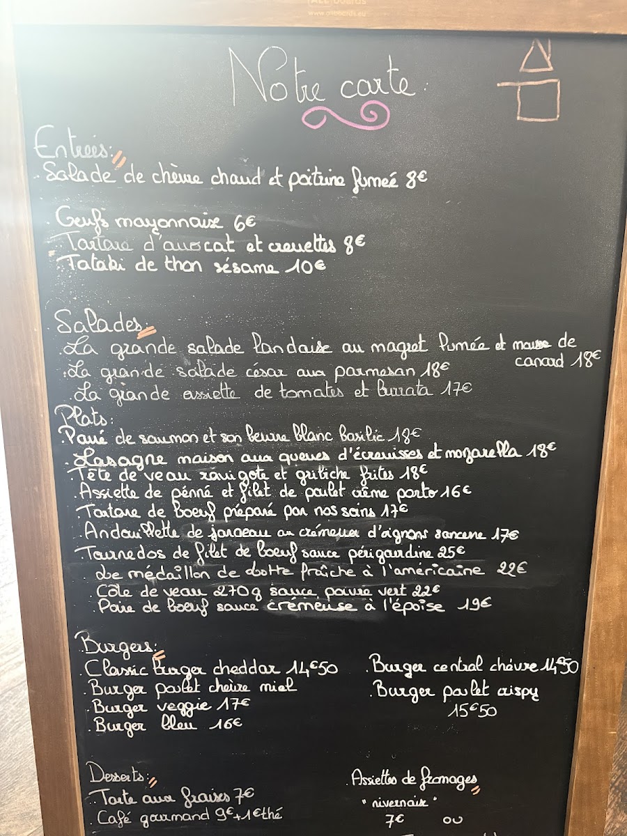 Menu Le Central-1