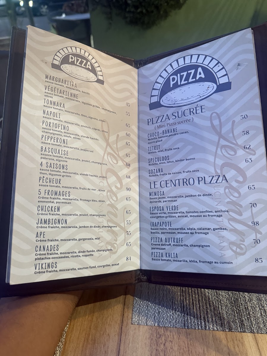 Menu Le Centro Cucina Italiana-7