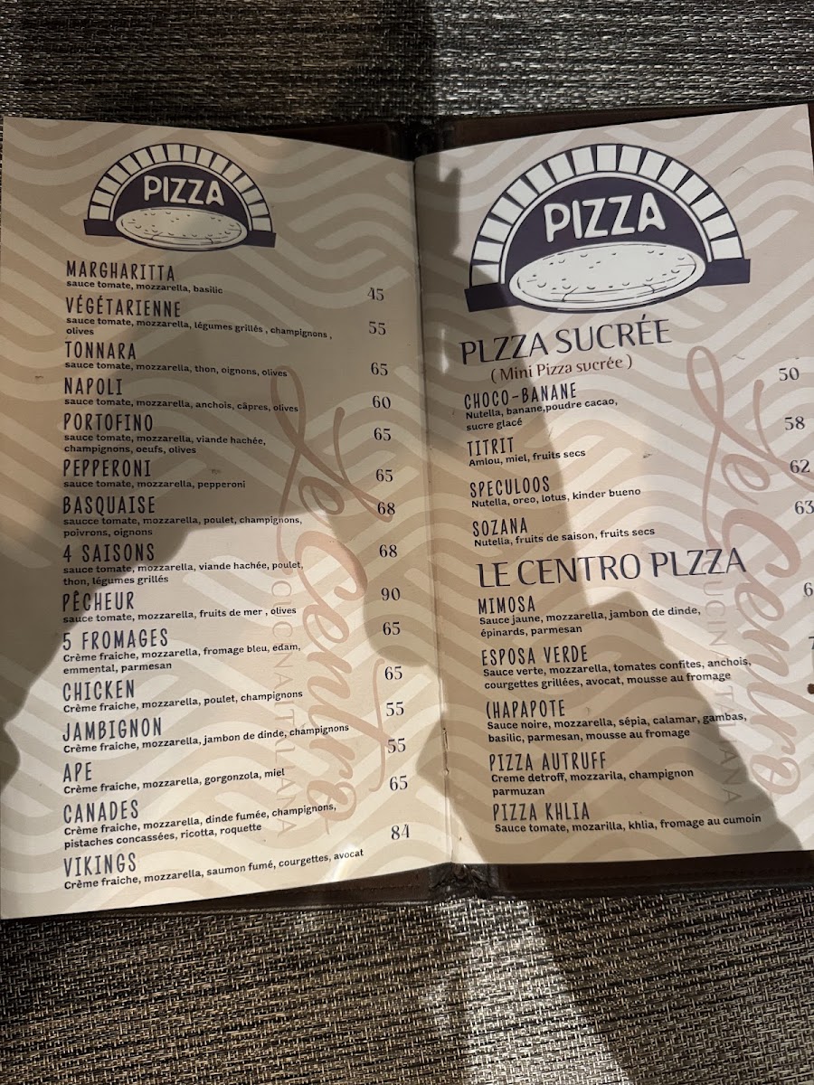 Menu Le Centro Cucina Italiana-9