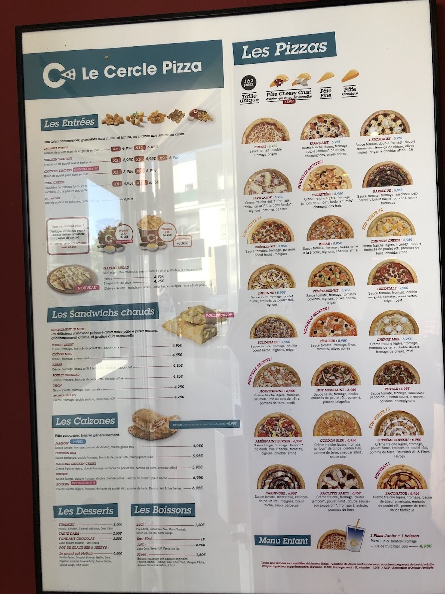 Menu Le Cercle Pizza-4