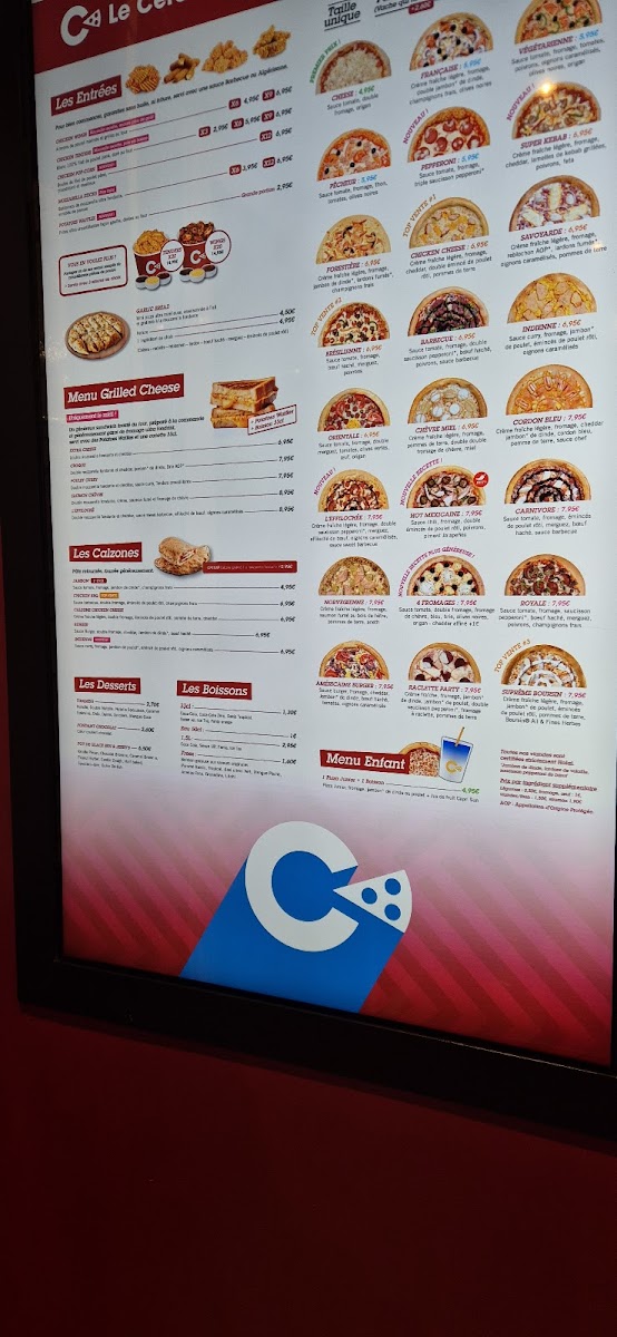 Menu Le Cercle Pizza-5