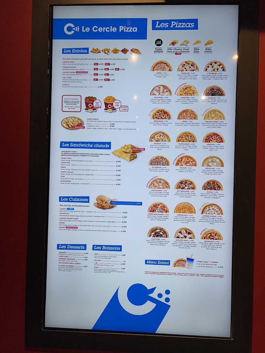 Menu Le Cercle Pizza-6